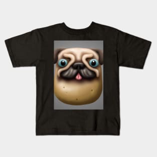 Potato Dog Face Kids T-Shirt